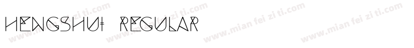 Hengshui Regular字体转换